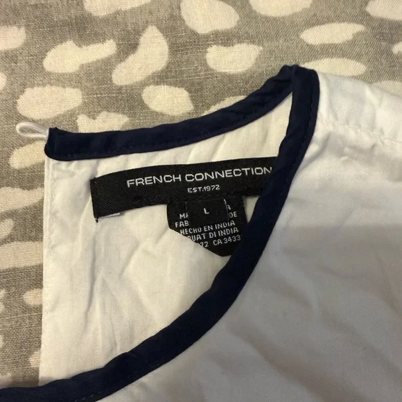 French Connection White Scallop-Trim Matching Set - Picture 4 of 5